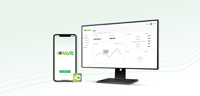 D-Volt app and web dashboard for managing EV chargers in Qatar